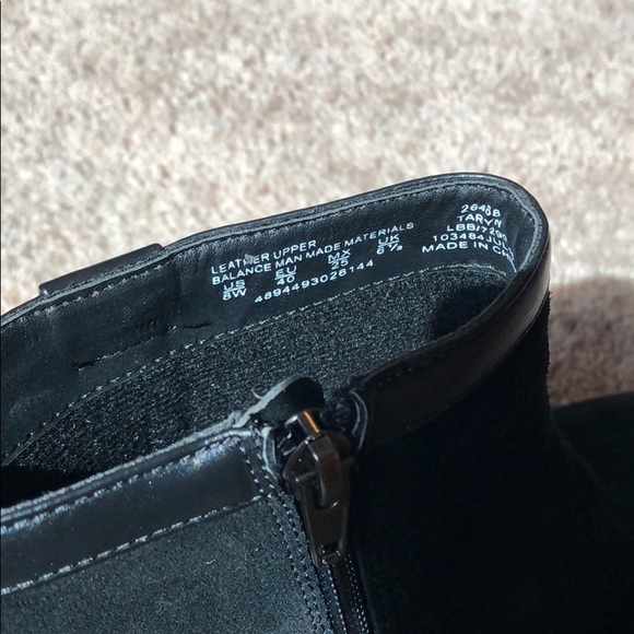 Suede Black Booties - Picture 3 of 3